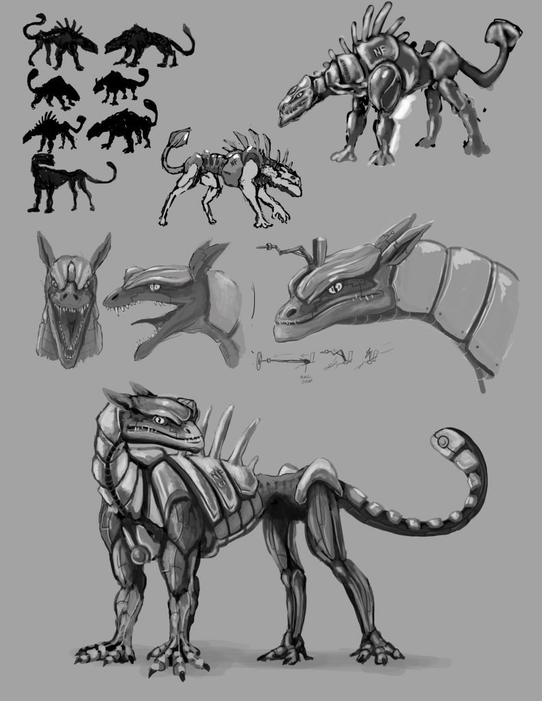 NF Core 01 - Droid Concept Art