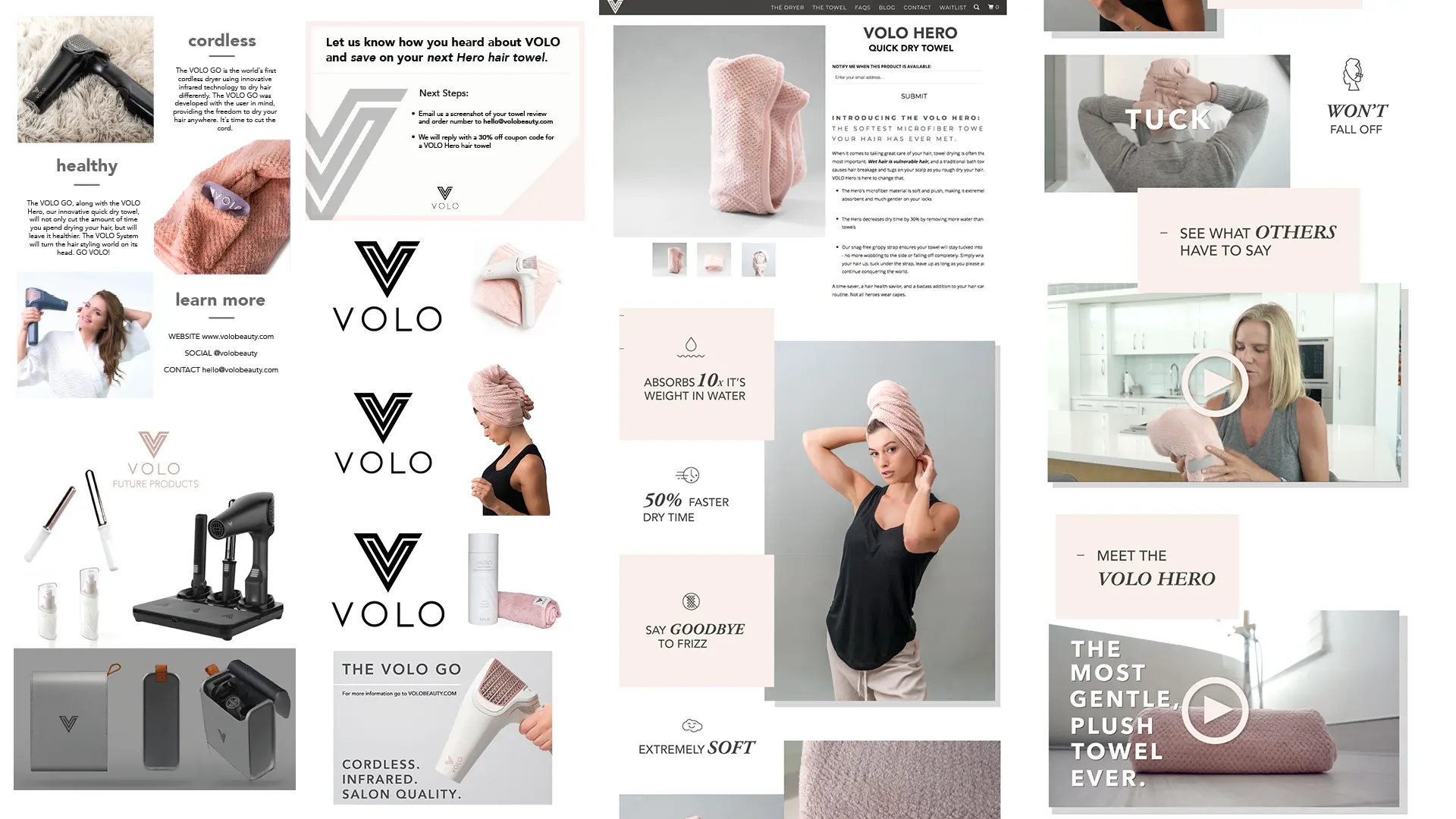 volo beauty graphic design portfolio image